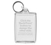 Personalised Jumbo Keyring | 73mm x 51mm