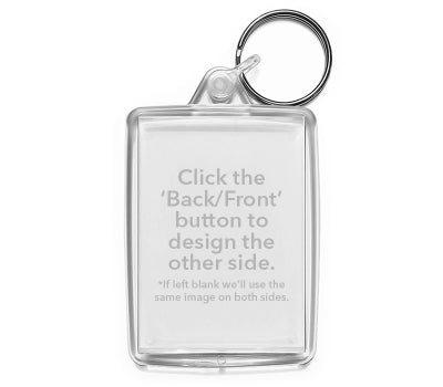 Personalised Jumbo Keyring | 73mm x 51mm